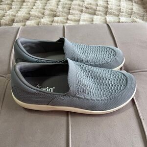 Gray Alegria Slip-On Sneakers